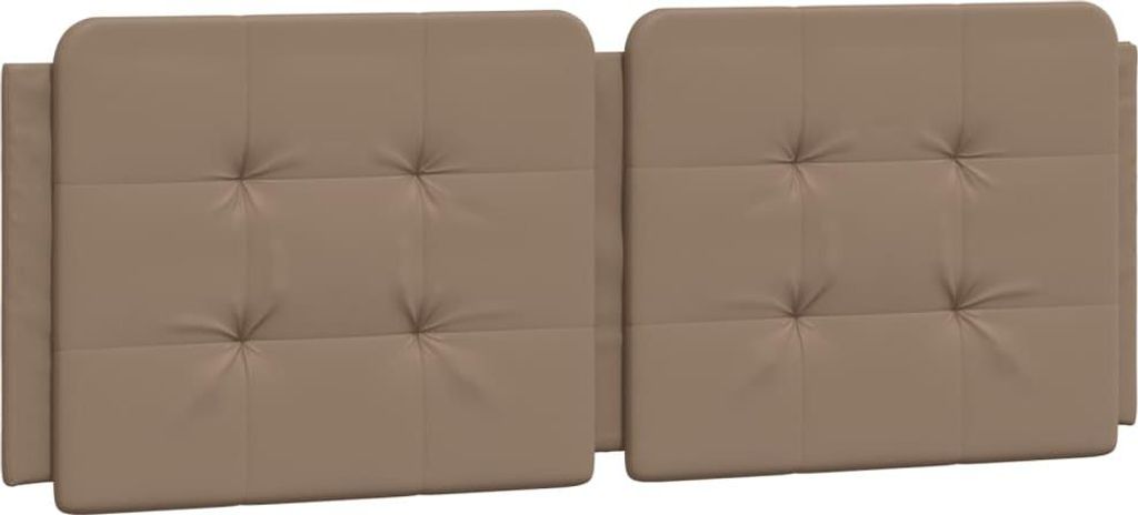 vidaXL Kopfteil-Kissen "Zadar" Cappuccino-Braun 140 cm Produktbild 