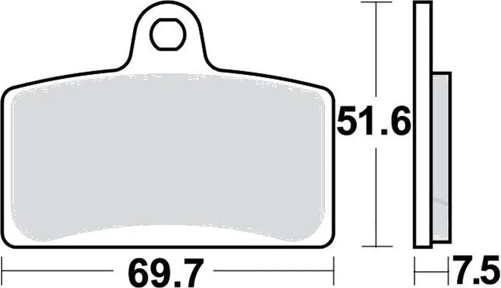 Paire de plaquettes de frein pour moto Aprilia RS 125 ABS 2017 à 2021