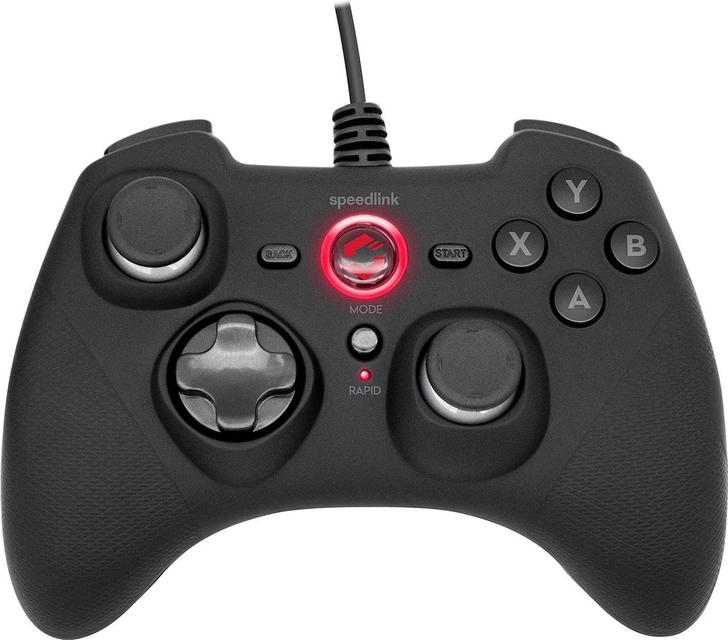 RAIT Gamepad - for PC/PS3/Switch/OLED, rubber-black Produktbild 