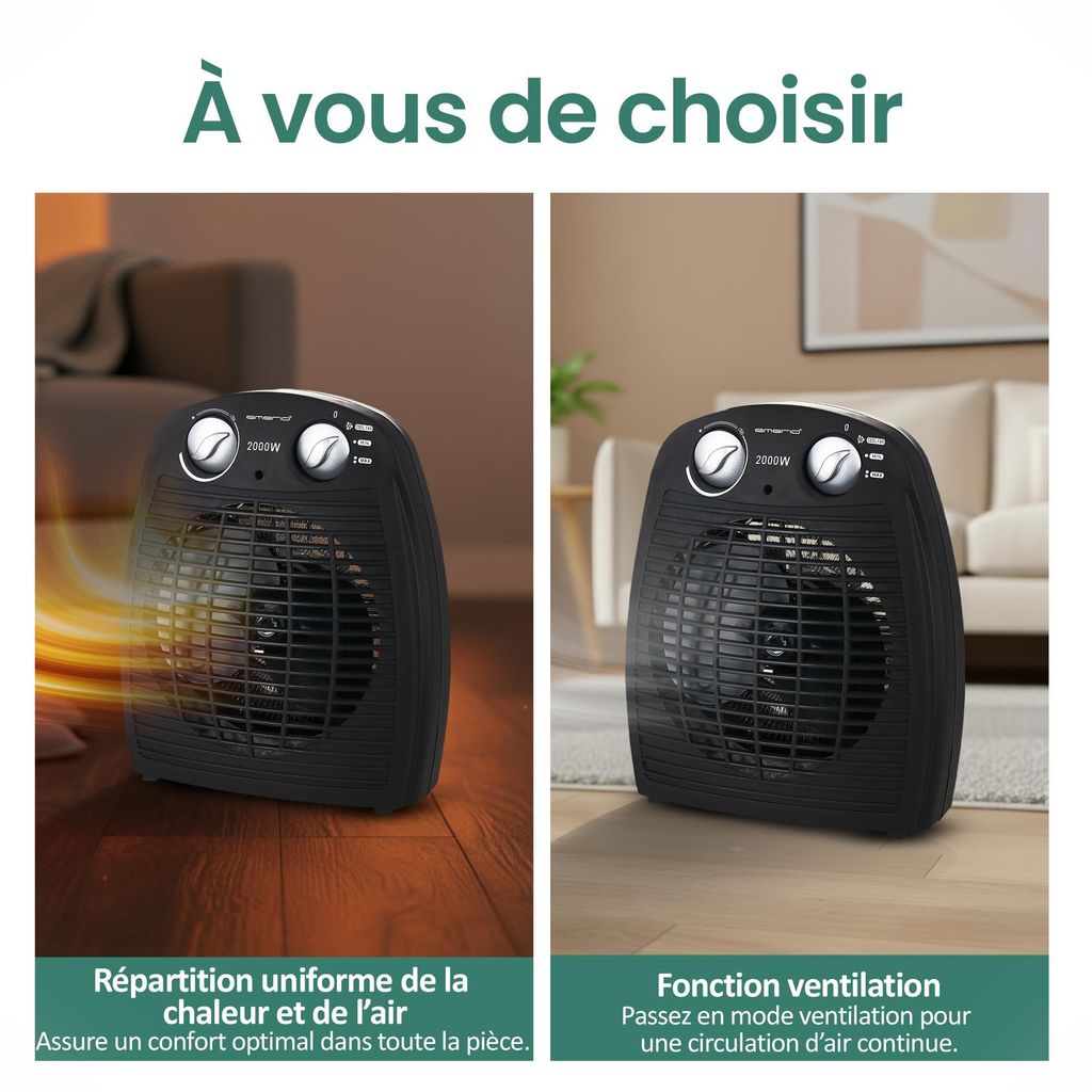 Emerio FH-106737.2 Emerio Heizlüfter 2000 Watt 2 Image du produit 