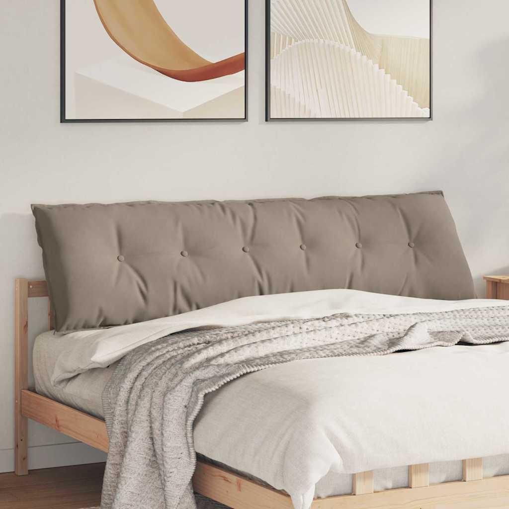 "Schlussverkauf" Rückenkissen/Stuhlkissen - Nur für Innenbereich - Taupe 180x50 cm Mikrofaserstoff C8521