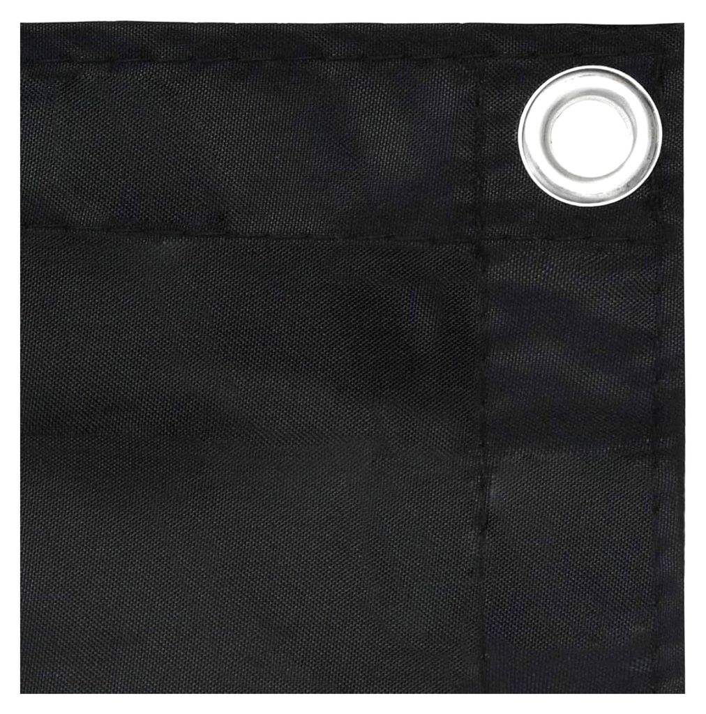 Balkon-Sichtschutz Terrassen Sichtschutz Blackout Shade Sichtschutz Garten Schwarz 90x600 cm