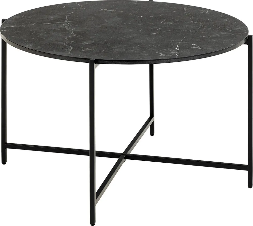 Table basse carrée Lamoine coloris noir pour intérieur moderne chic