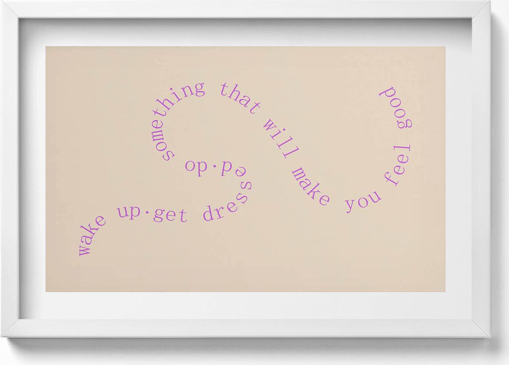 Motivierender inspirierender Satz– Wandbild mit Rahmen – Gerahmtes Bild – Wanddekoration – 60x40 cm – Schwarz Rahmen