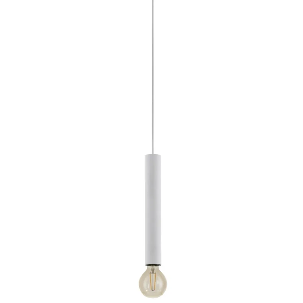 Lampada Sospesa Eglo Cortenova 99753 Bianca per Casa Moderna