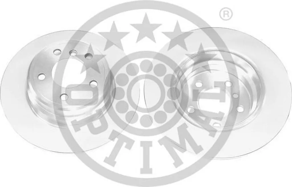 2x Disques de Frein Arrière OPTIMAL BS-6230C pour BMW X5 E53 324mm
