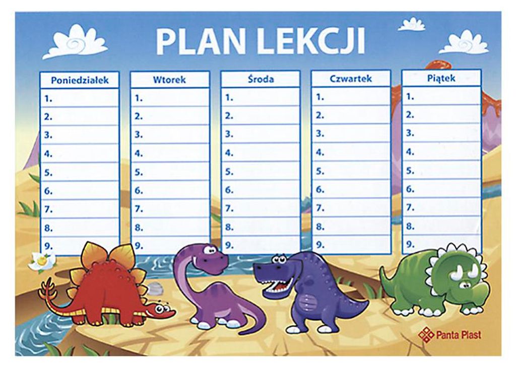 Elektrostatyczny Plan Lekcji Wielokrotnego Użytku Panta Zdjęcie produktu 