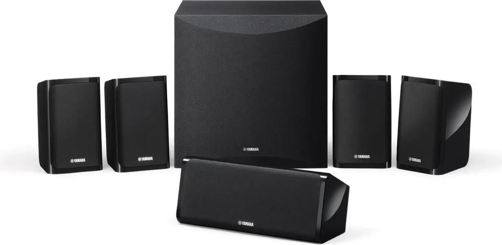 Kit Home Cinéma 5.1 Yamaha NS-P41 avec Subwoofer Advanced YST II Noir