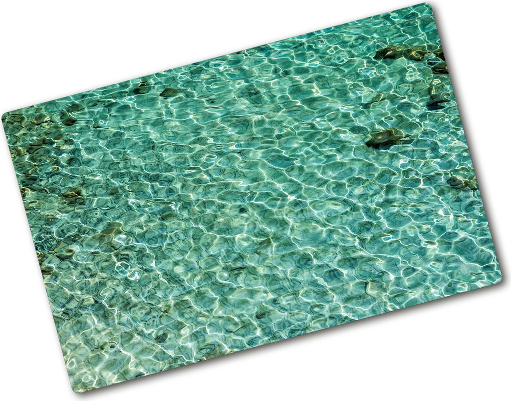 Tulup Glas Herdabdeckplatte - 80x52 cm - Glaskeramikkochfeld-Abdeckung Spritzschutz Glasabdeckplatte - Einteilig - Landschaften - Transparentes Was...