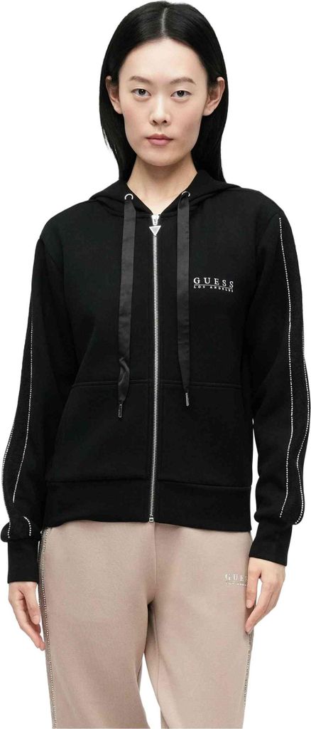 Guess Hoodie 202103400001 in JET BLACK color size small