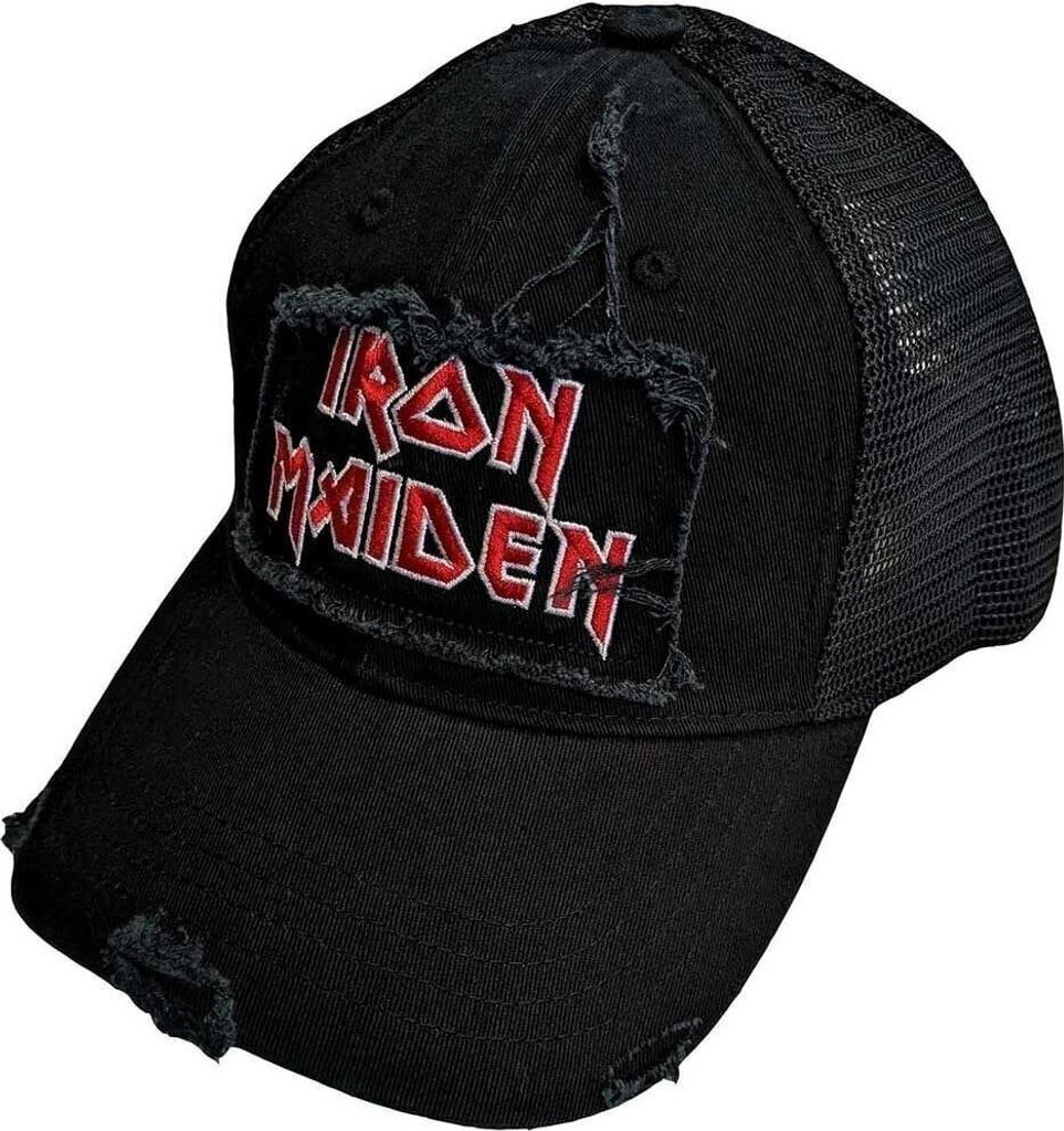 Iron Maiden Scuffed Logo Deckel Black