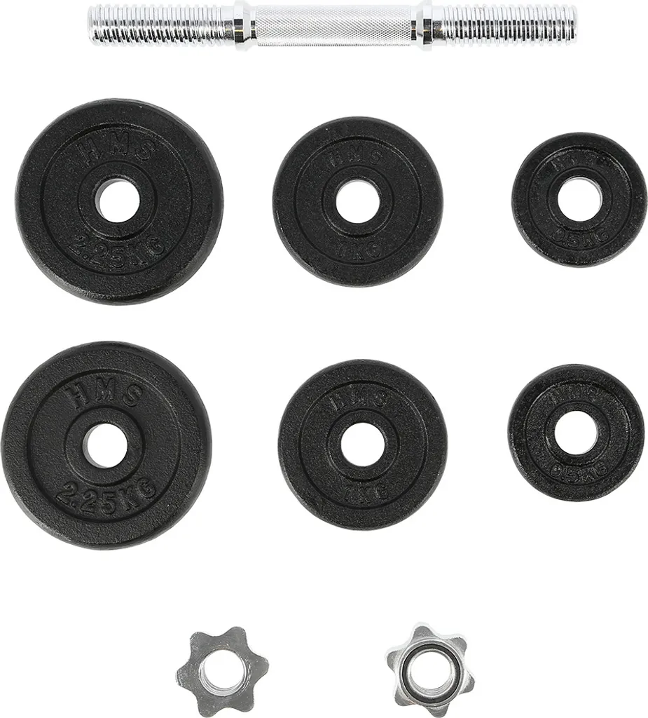 Haltère de Musculation HMS SG03 pour Entraînement Bras et Pectoraux - 10