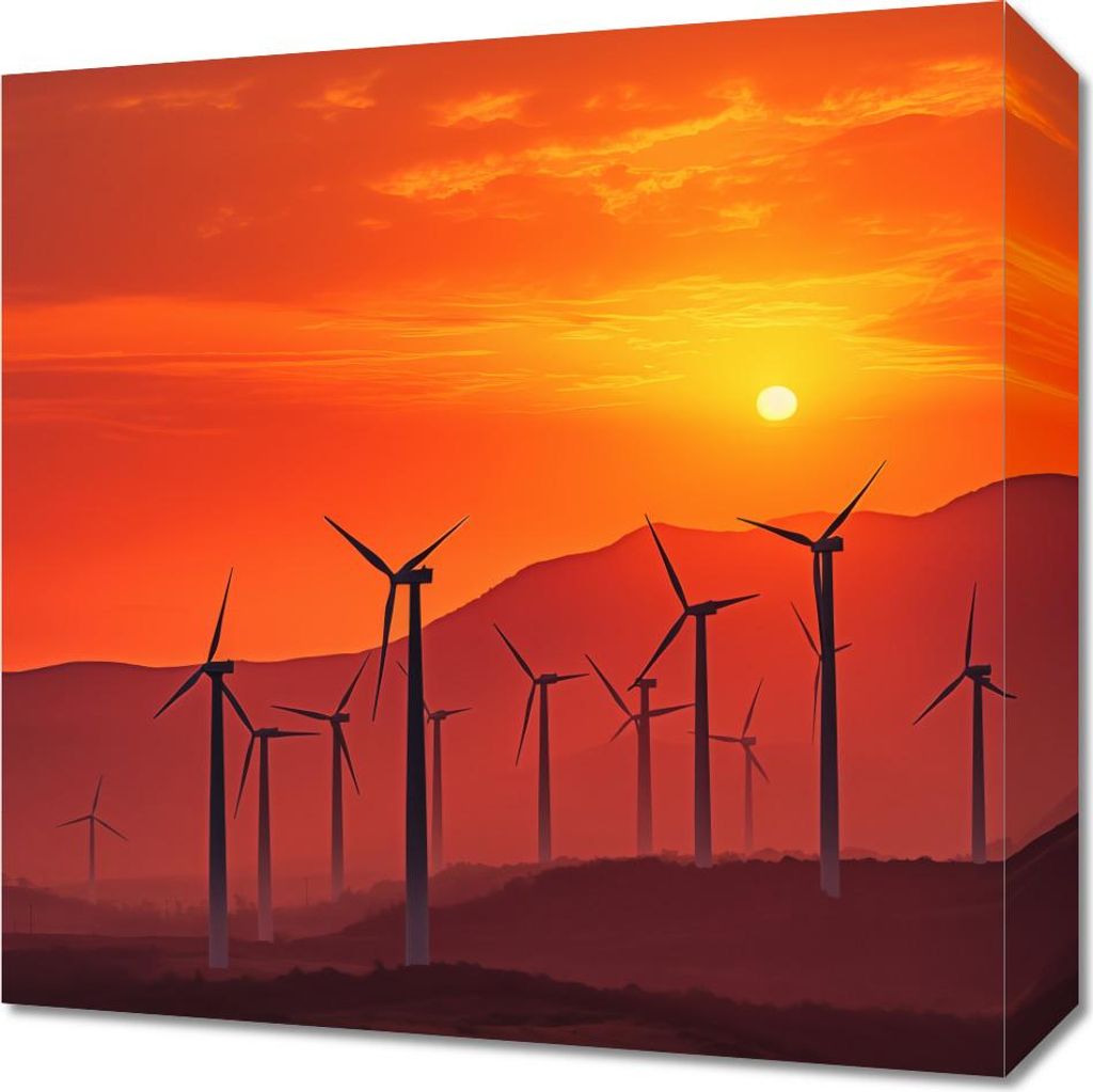 Bild 40x40cm Energie der Neuen Ära