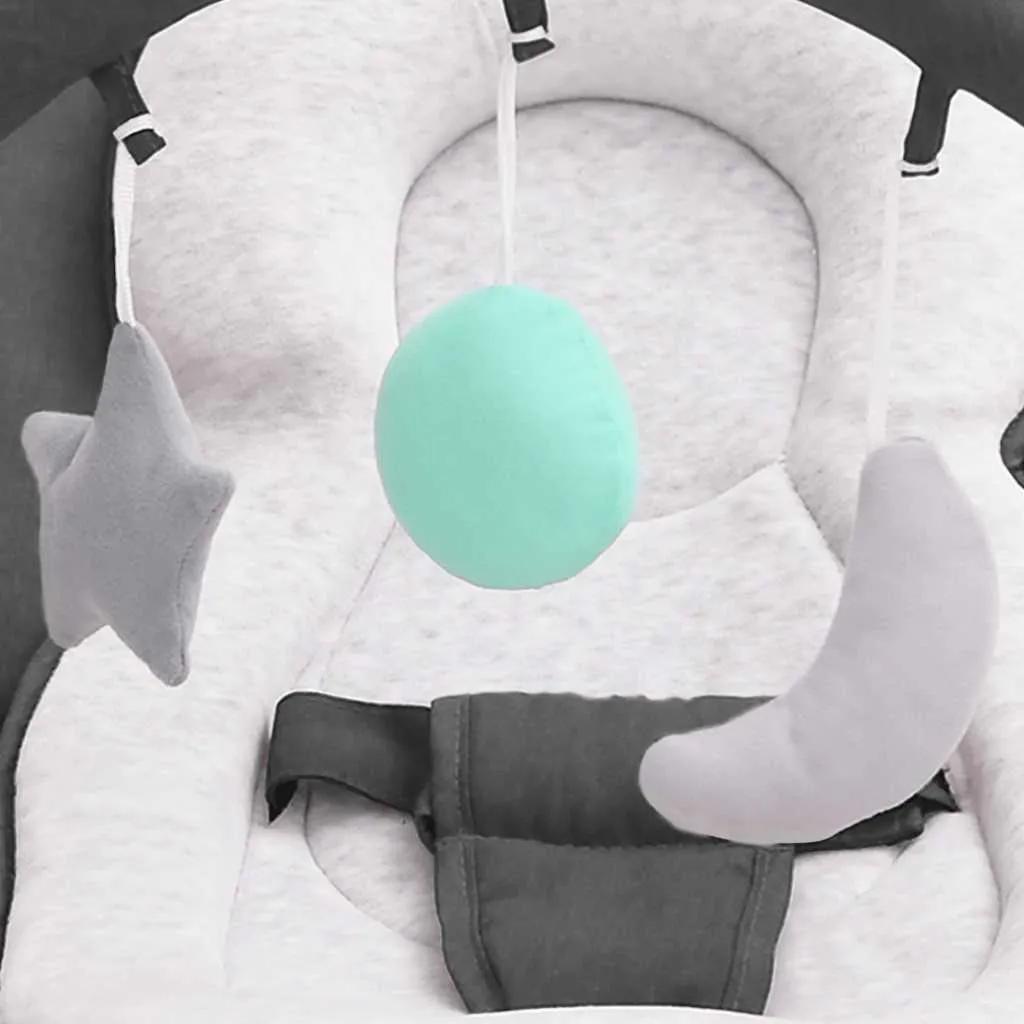 Transat pour bébé gris anthracite - Balancelle inclinable structure acier - 6