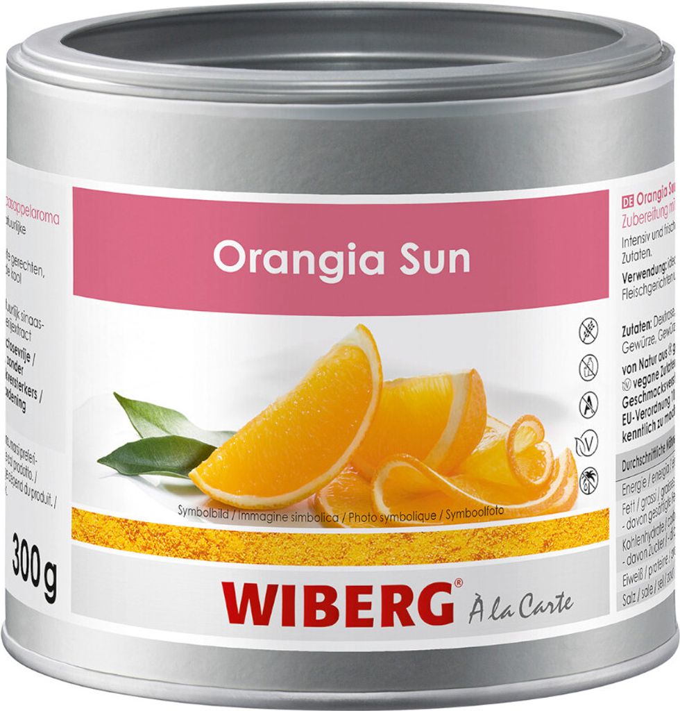 Wiberg Orangia Sun mit natürlichem Orangenaroma Packung 300g