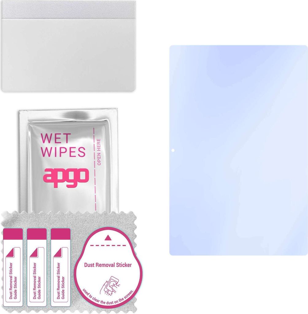 apgo Hybrid Schutzglas, kompatibel mit Teclast P20HD, 9H Härte, Flexible Nano Glass PRO, toller Ersatz für Hartglas, kratzfester Displayschutzgla...