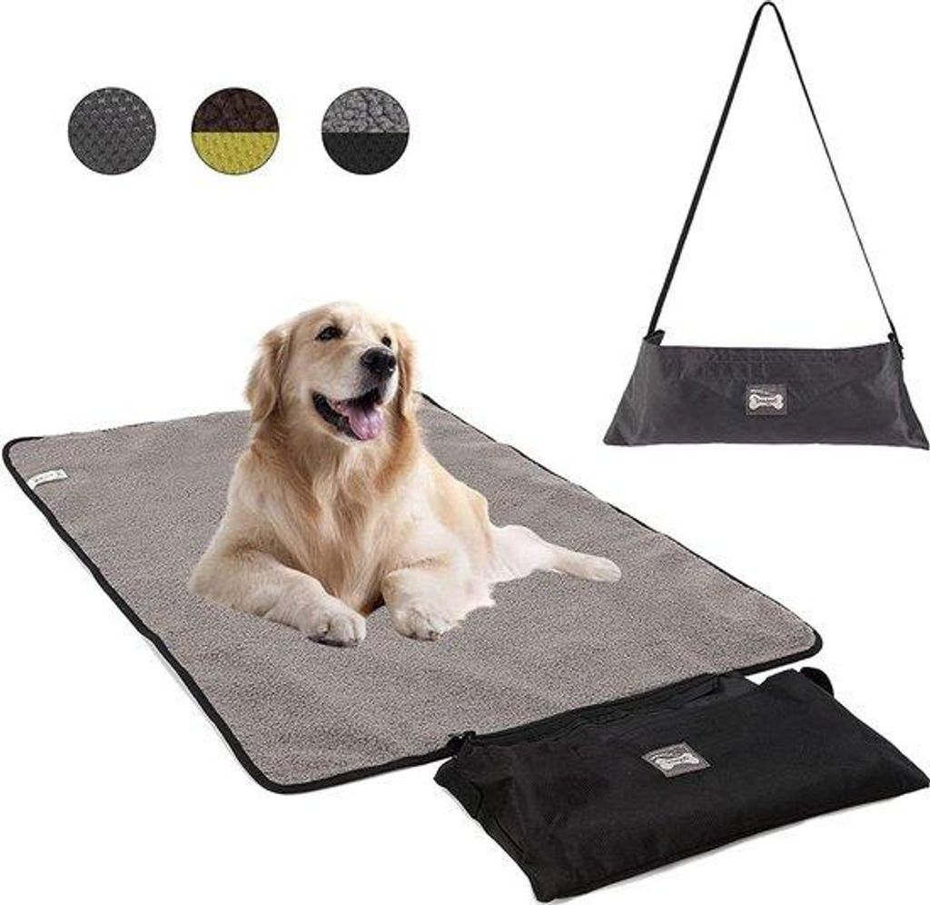 Wasserdichte Hundedecke 100x70cm, Outdoor, Picknick, Transportbeutel