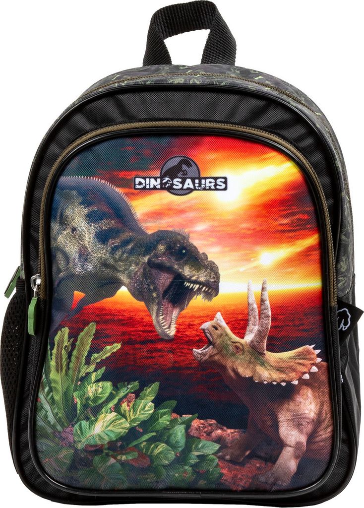 Dinosaurier Mädchen Rucksack Für Kinder - Großer Schulrucksack, Wasserabweisend, Rosa, Einheitsgröße