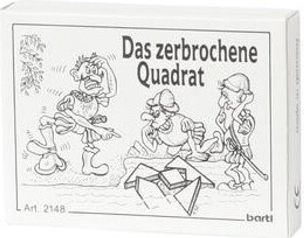 Geduldspiele aus Holz - Das zerbrochene Quadrat, Knobelspiel