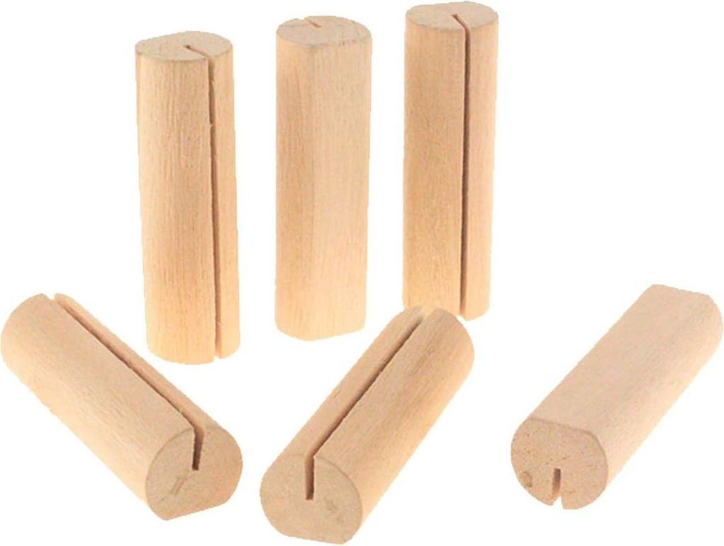 Kreativer Holz-Notizständer - Tischnummernhalter - 40 Stück