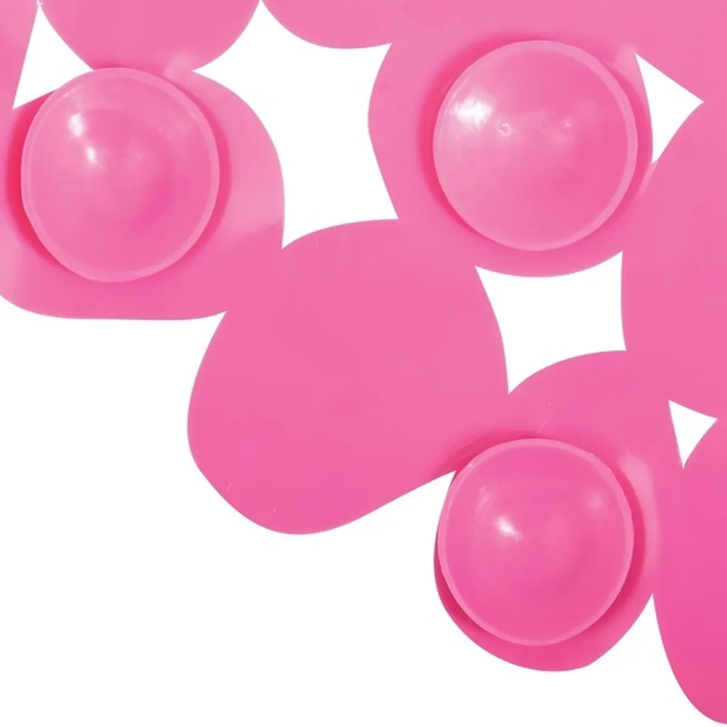 MSV Tappeto Doccia Antiscivolo 39x99 Pebble Pink | Sicurezza e Stile - 1