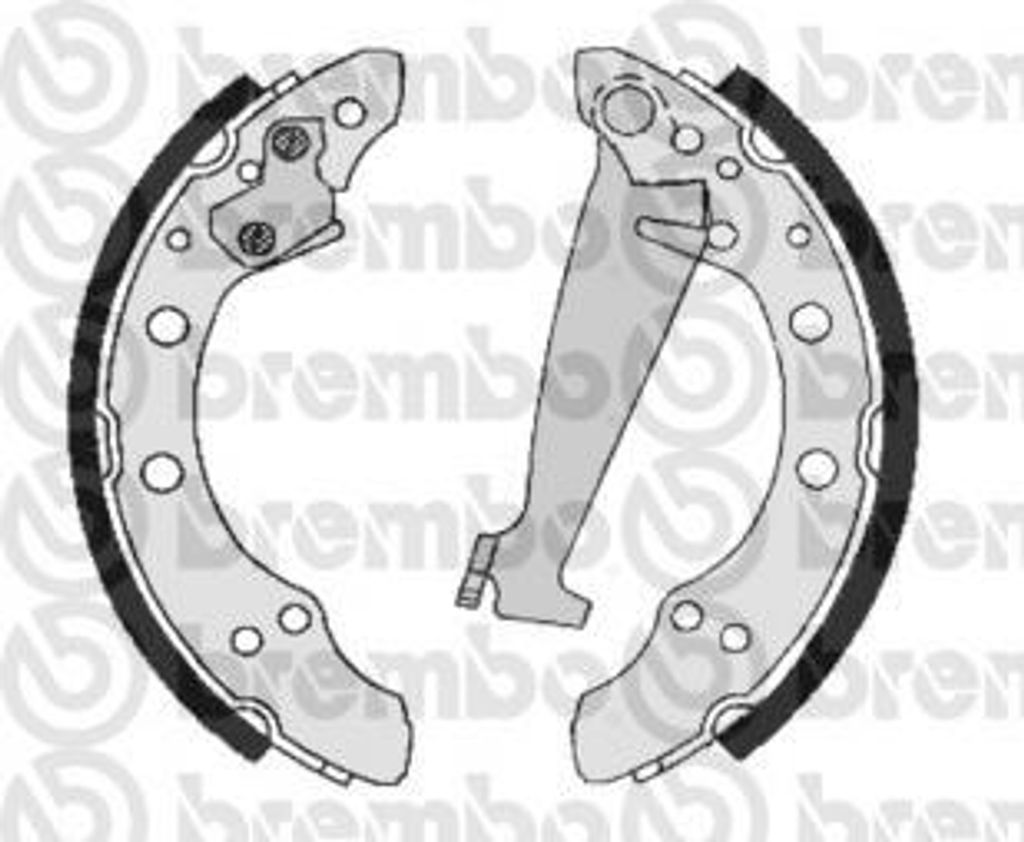 Brembo Bremsbackensatz Hinterachse S 85 508