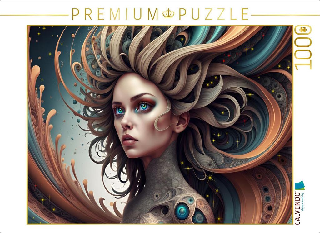 CALVENDO Puzzle Ein Motiv aus dem Kalender Fantasie Universum Schönheiten | 1000 Teile Lege-Größe 64x48cm Foto-Puzzle für glückliche Stunden