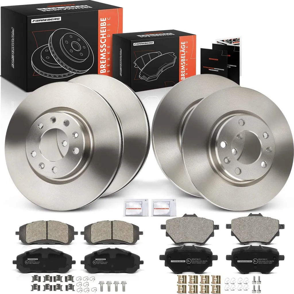 Jeu de Freins Complets Disques et Plaquettes pour Peugeot Partner K9
