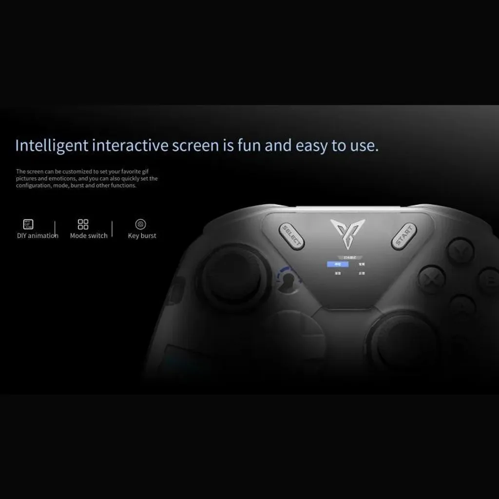 Manette de Jeu Bluetooth Blanche avec Vibrations pour Switch et Mobile