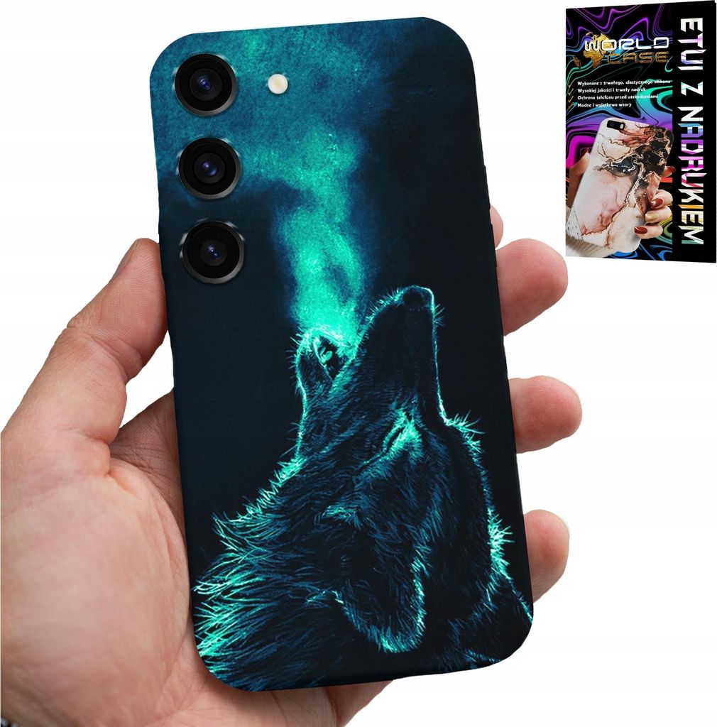 Etui Für Samsung Galaxy S23 - Wolf Wolfsrudel Super Muster Etui