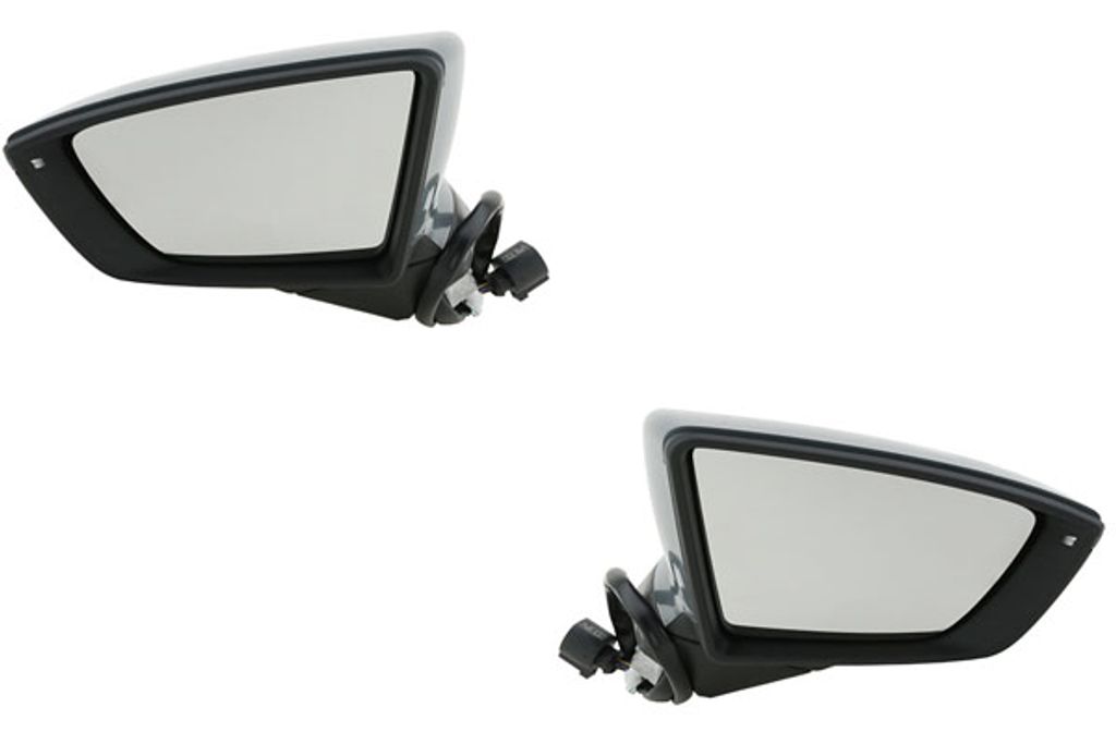 Johns, Außenspiegel Spiegel passend für Seat Ibiza KJ ab 01/17- Set Li Rechts grundiert 6F1857507G 6F1857508G