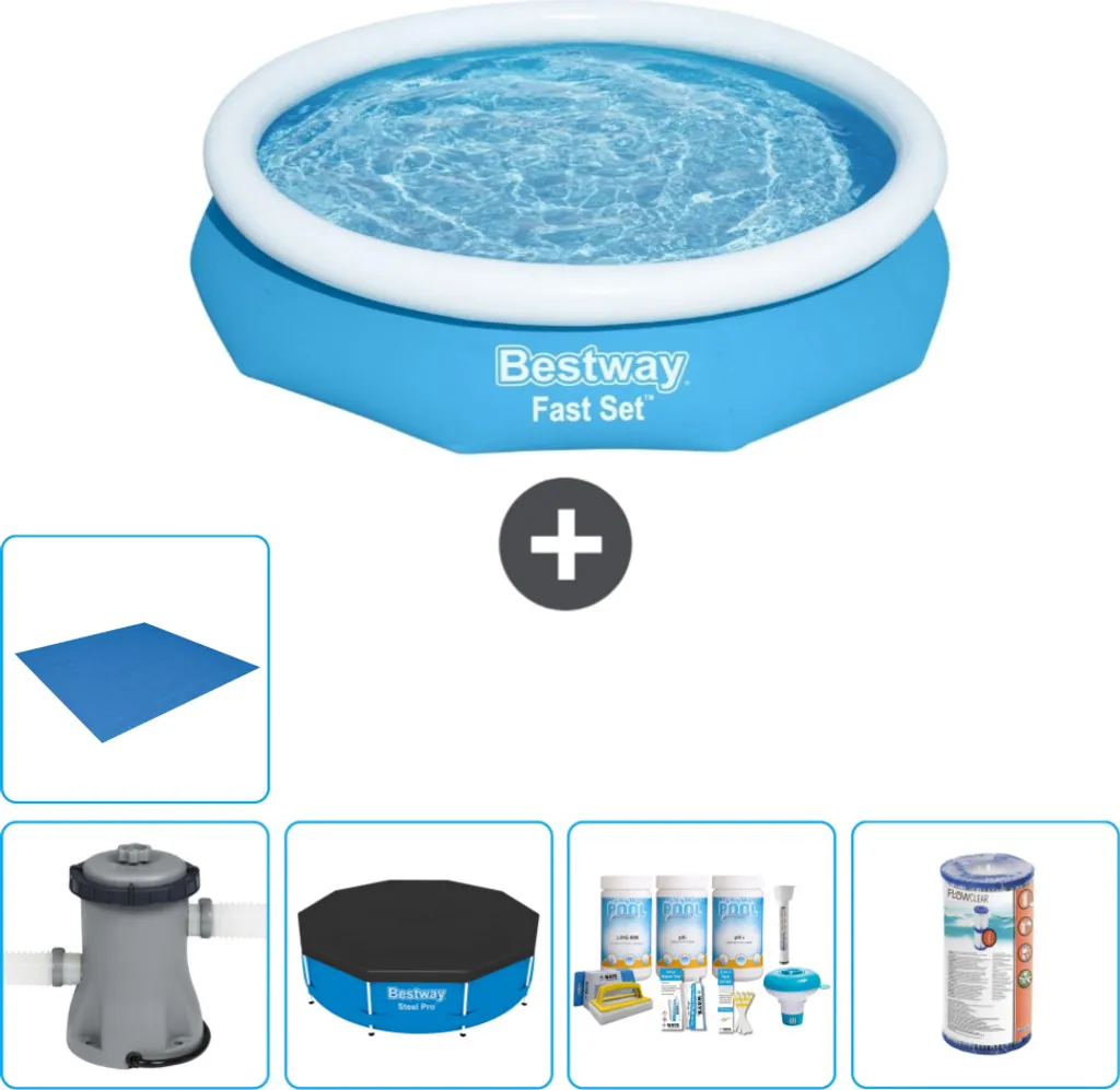 Piscina Bestway 305x66 cm con Pompa e Kit Manutenzione | Offerta Estate