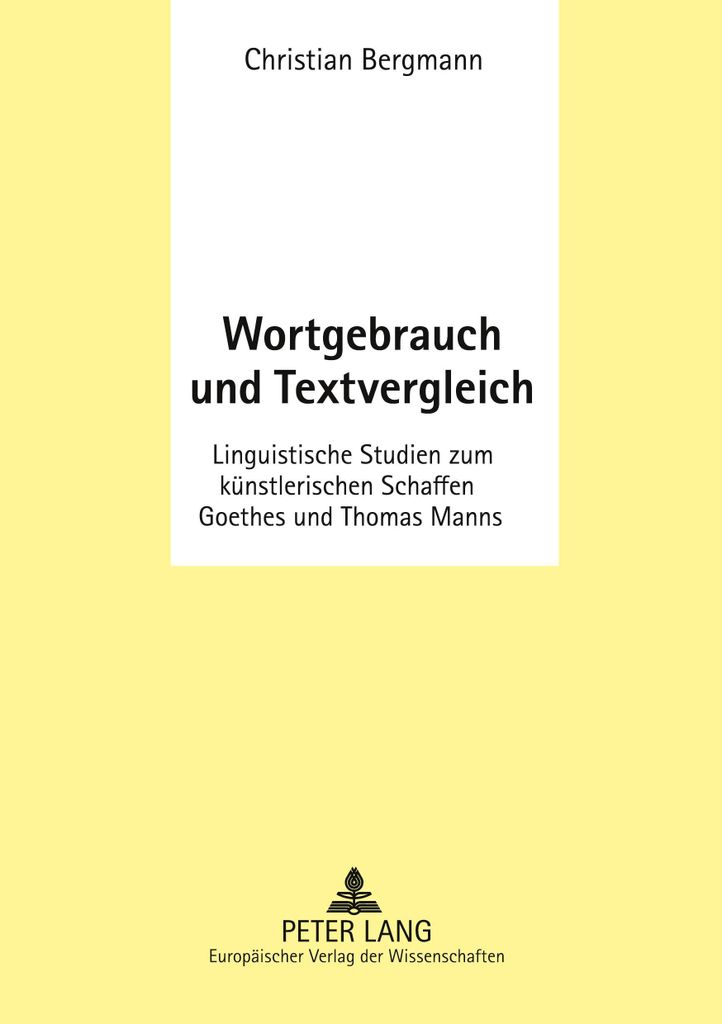 Wortgebrauch und Textvergleich