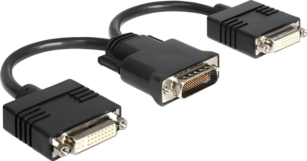 DELOCK Adapter DMS-59 -> 2x DVI(24+5) St/Bu 0.20m