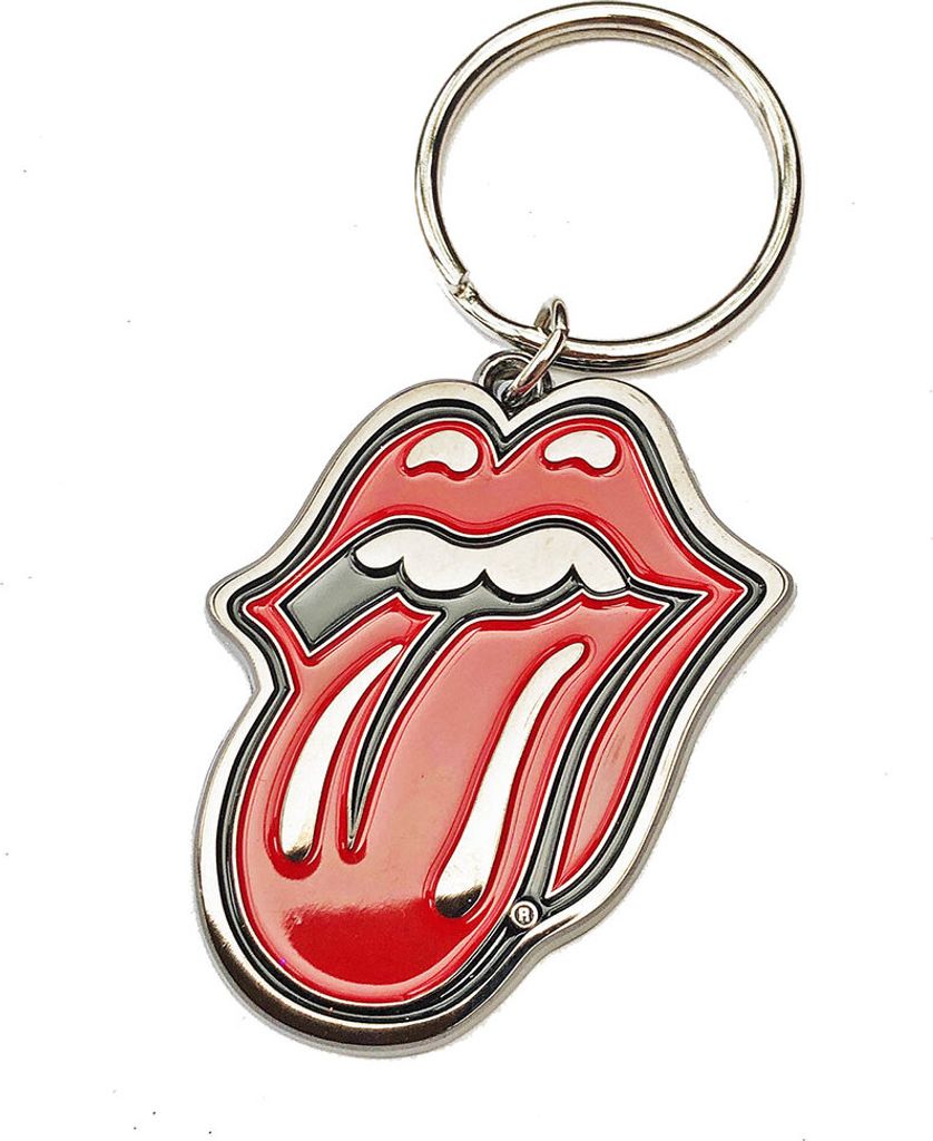 The Rolling Stones Classic Tongue Metal Schlüsselanhänger Produktbild 