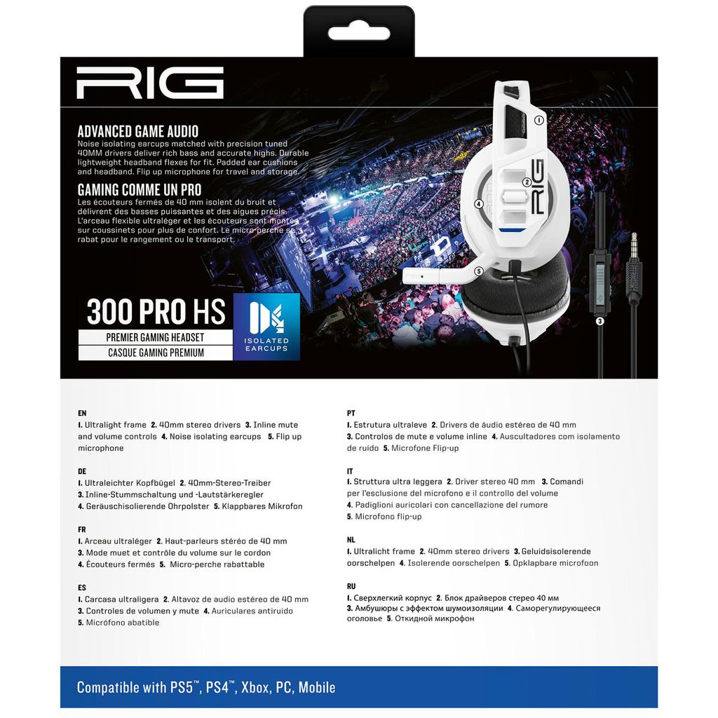 NACON - RIG 300 PRO HS White Produktbild 