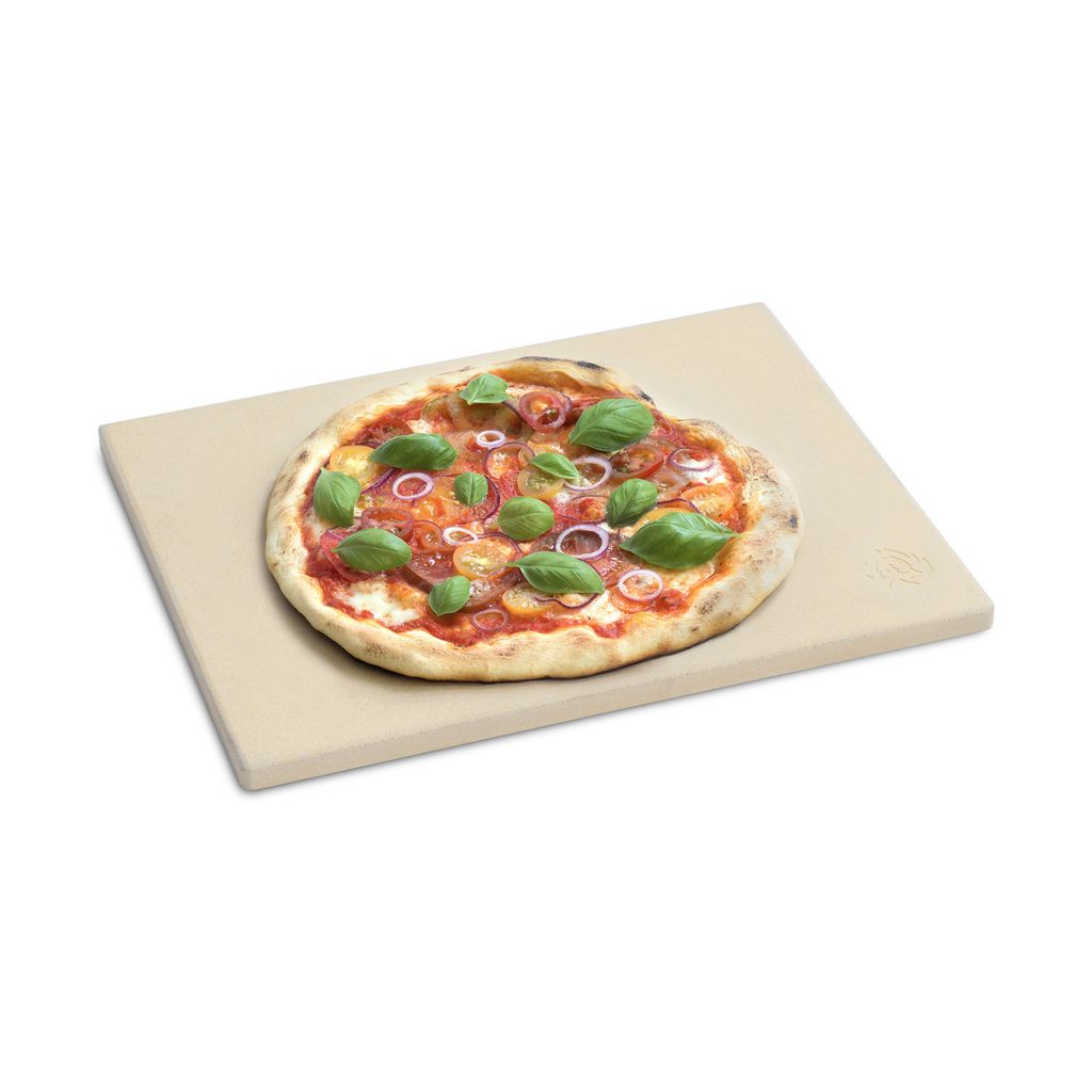 Pizzastein 38x30 cm eckig für Backofen Grill Ofen Pizza Brot Flammkuchen Stein 
