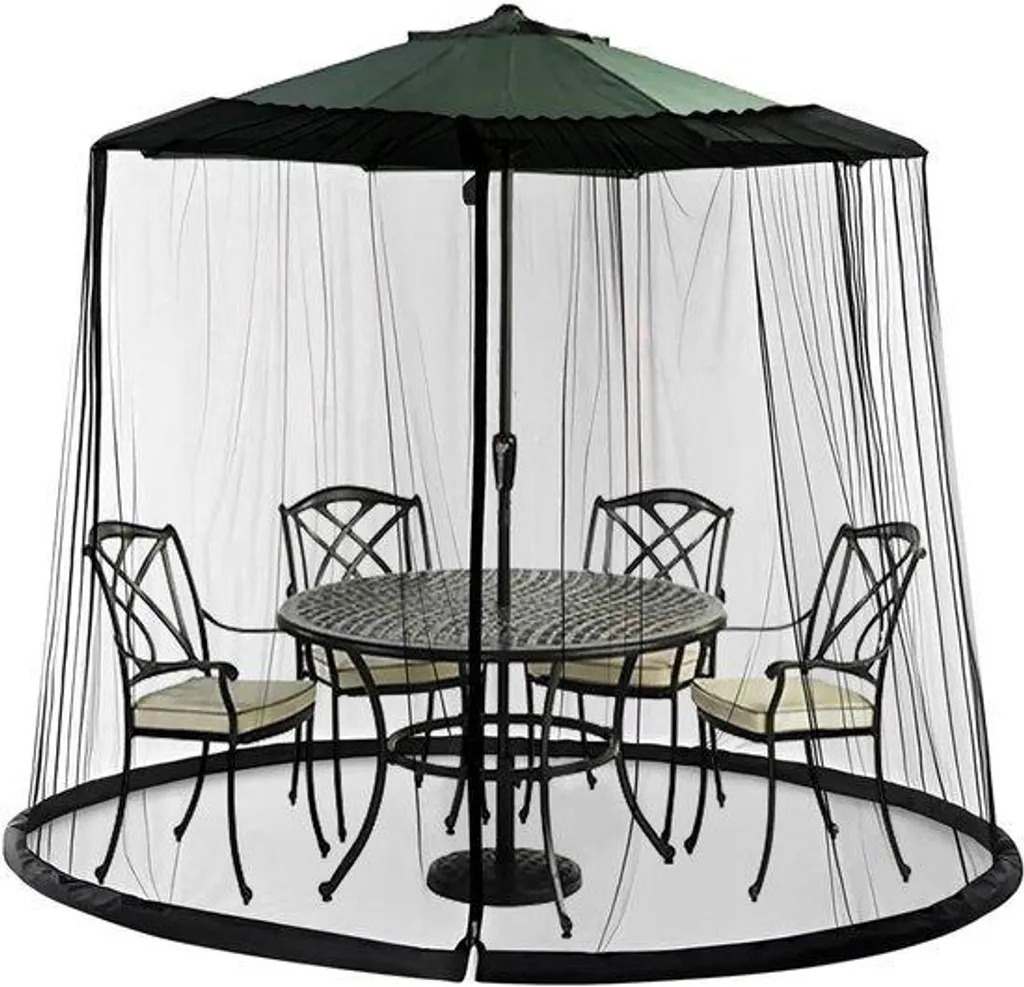 Filet de protection pour pavillon extérieur avec base de remplissage