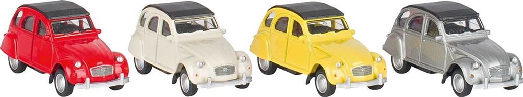 Citroën 2CV, moulage par injection, 1:60, L= 7,6 cm Image du produit 