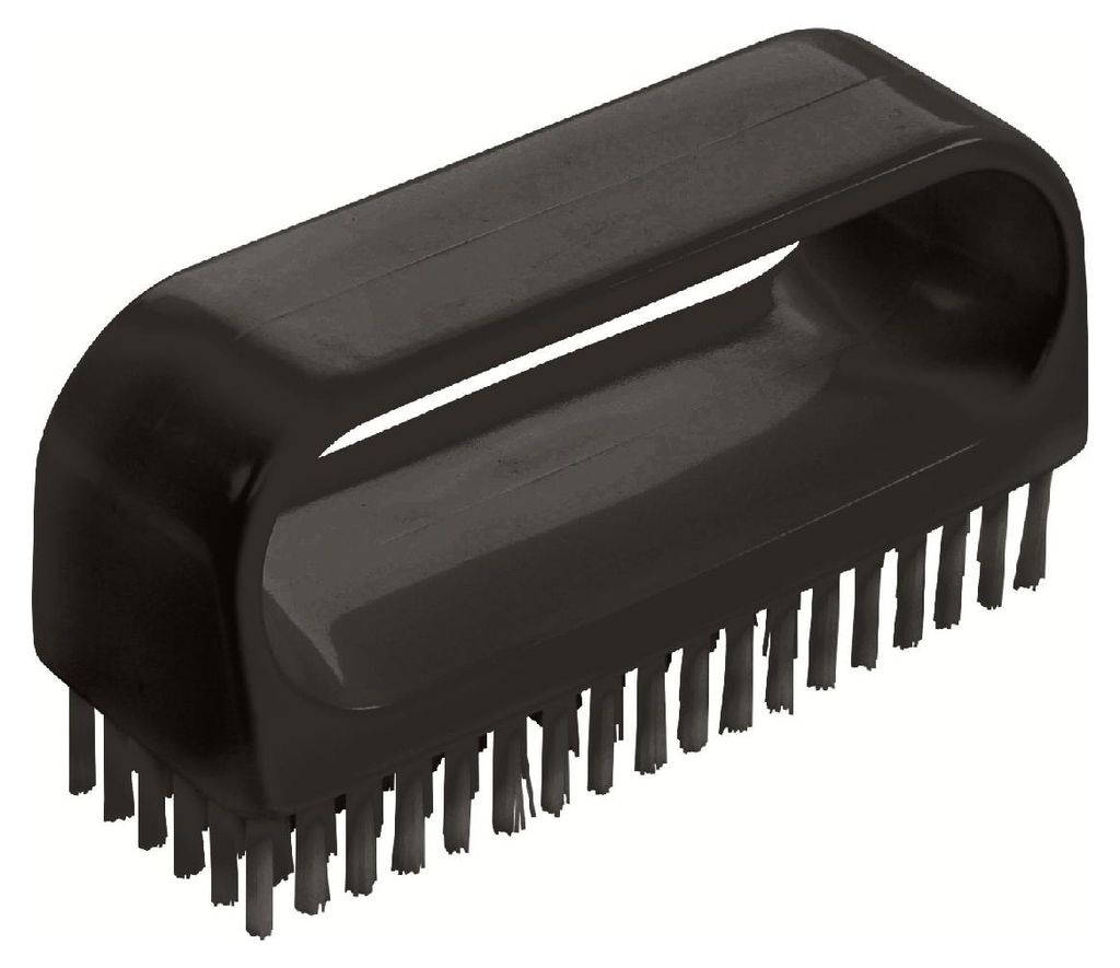 haug bürsten Nagelbürste mit Bügel - Schwarz - 9 x 3 x 5 cm Produktbild 