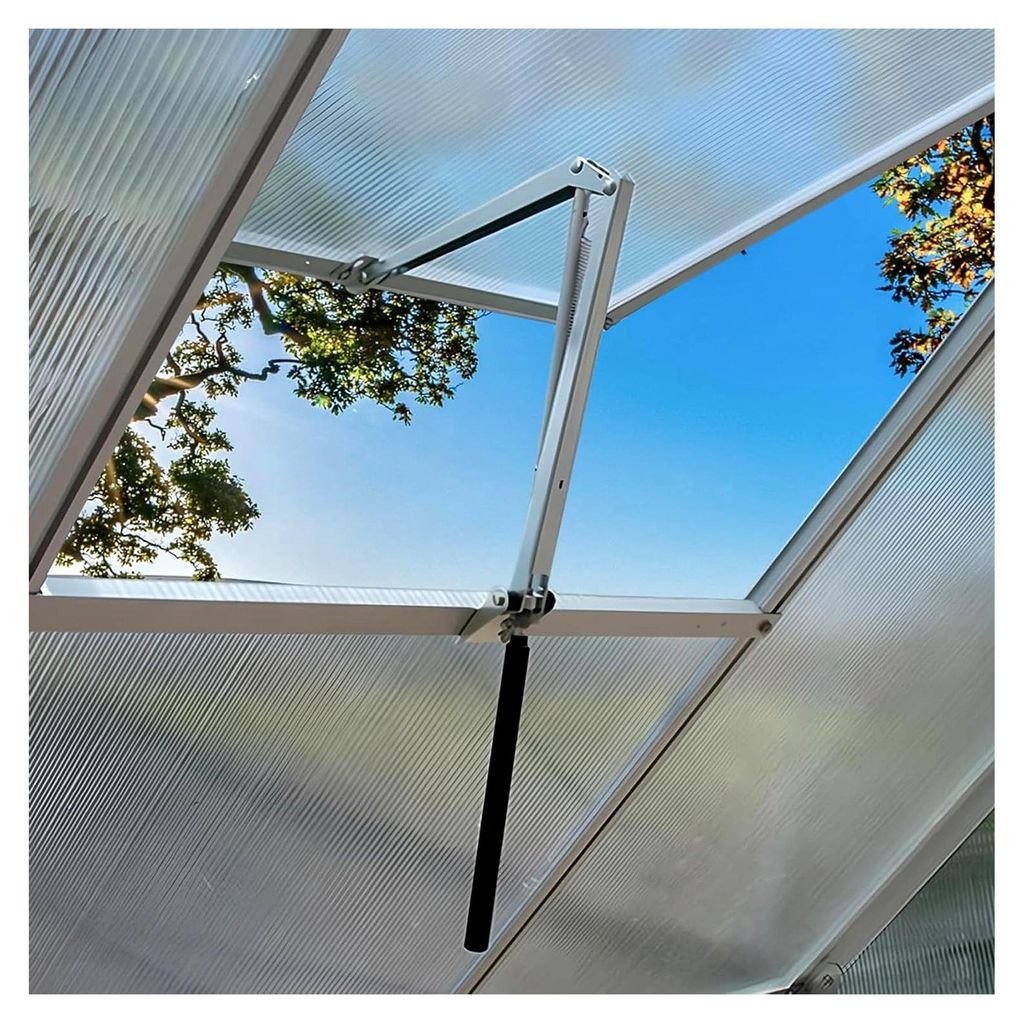 Automatischer Fensteröffner für Gewächshäuser, Temperaturgesteuertes Entlüftungsgerät mit 7,5 kg Hubkraft und 45 cm Öffnungshöhe