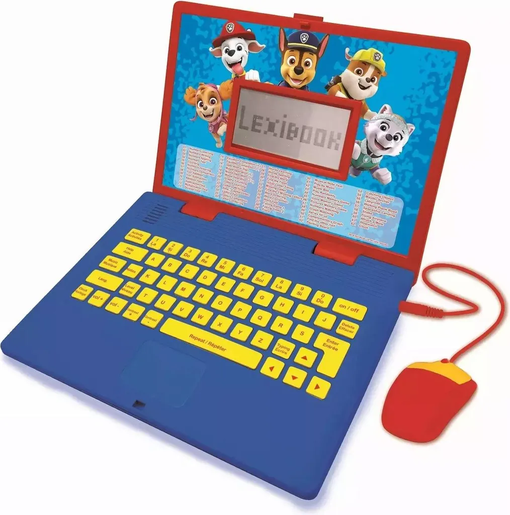 Ordinateur éducatif enfant Pat' Patrouille 186 jeux en trois langues