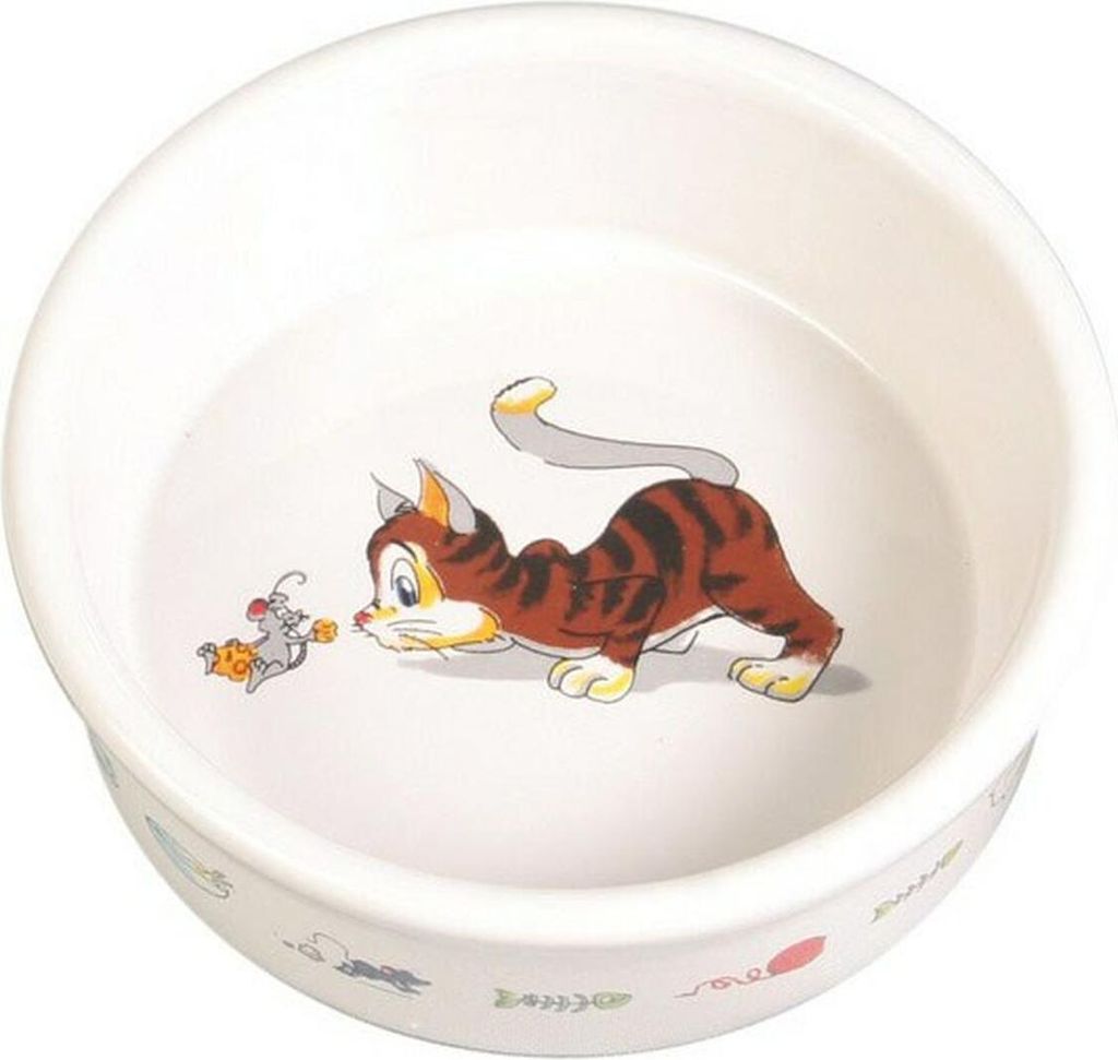 Gamelle pour chat TRIXIE en porcelaine 0,2 l/11 cm Image du produit 