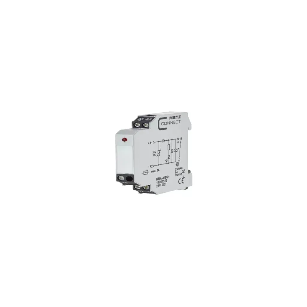 Module de couplage Metz Connect KRA-M6/21 24DC 11061525