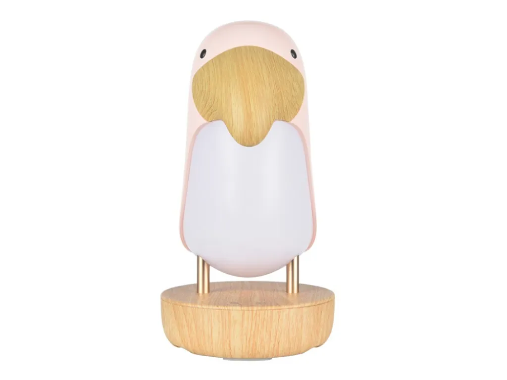 Lampe LED Birdie rose multifonction avec son surround et port USB - 2