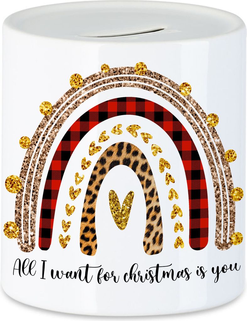 All I Want For Christmas Spardose Geschenkidee Liebe Produktbild 