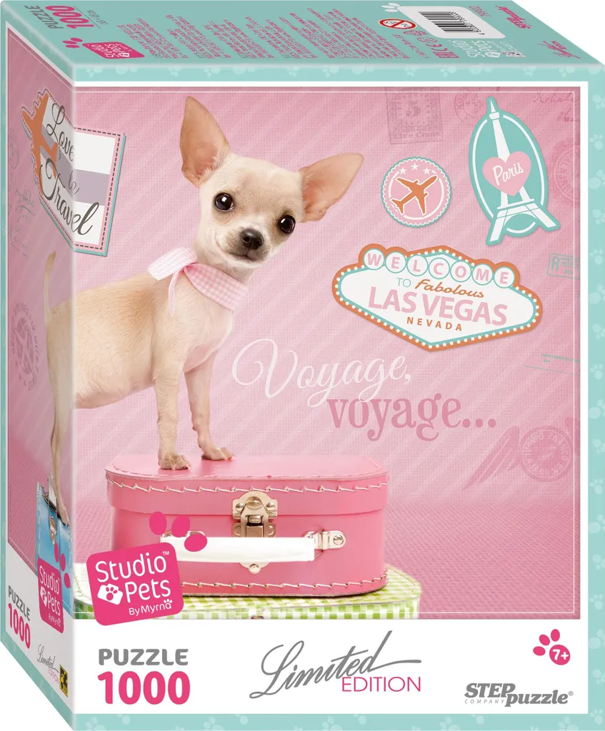 Puzzle d'animaux 1000 pièces Step Puzzle Studio Pets pour les juniors