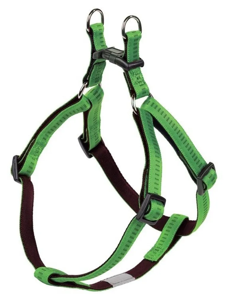 Imbracatura Nobby "Soft Grip" Petto: 30-40 cm, L: 10 mm verde chiaro/marrone