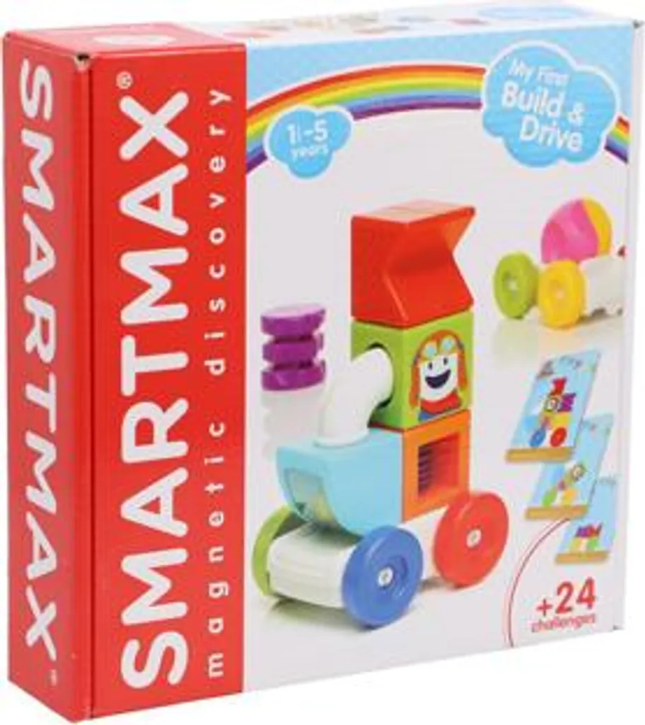 SmartMax My First Build & Drive - Jeu de Construction Magnétique Enfant