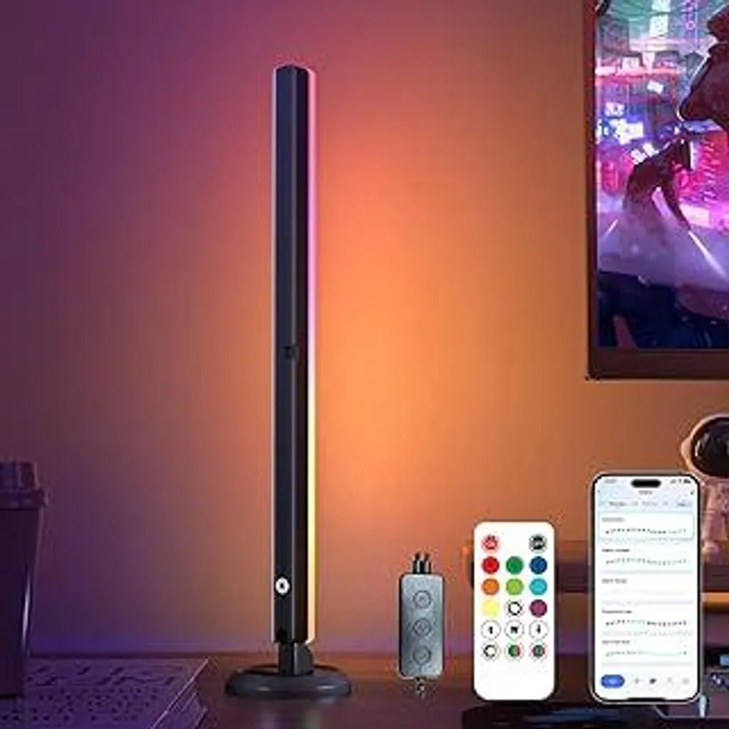Barre LED Intelligenti RGBIC per TV e PC: Lampada WiFi Ambient Smart